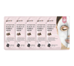 Giliai valanti deguonies veido kaukė eyeNlip Detoxifying Black O2 Bubble Mask Volcano