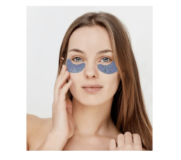 Hydrogelio paakių kaukė su mėlynosios balnapupės ekstraktu, kofeinu, vitaminu C/ Hydrogel Eye Patches Boosters