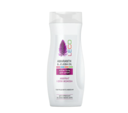 Dušo želė su amarantų ir jojobos aliejumi