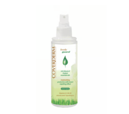 Purškiamas repelentas kūnui su 8 eteriniais aliejais levandų kvapo/ COVERDERM BODY GUARD SPRAY LAVENDER